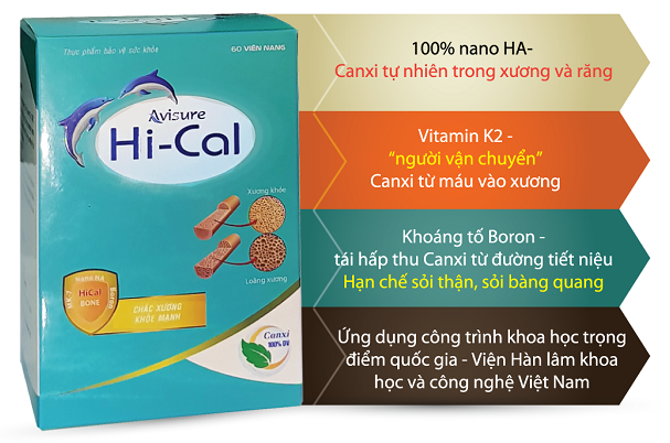 Avisure Hical- canxi tự nhiên cho bà bầu