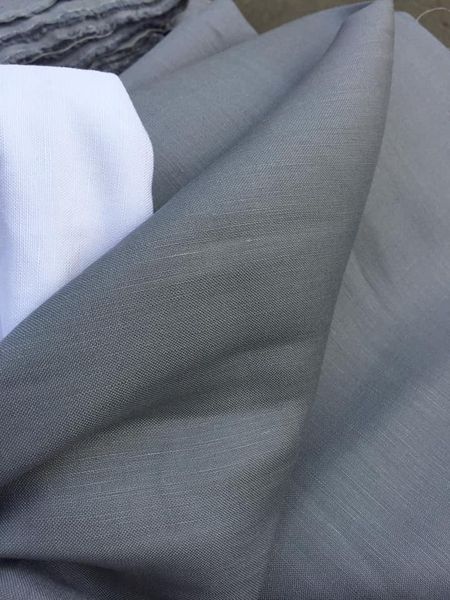 Vải linen ướt màu xám khói!
