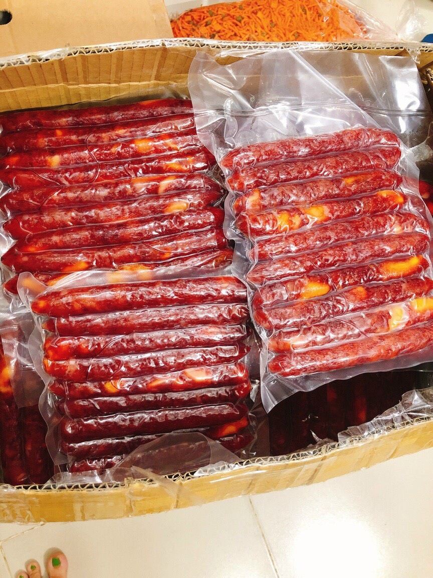 Salted Egg Shrimp Sausage 500g