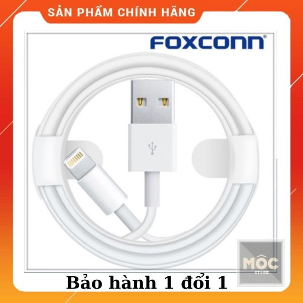 [HCM][Freeship - Chính hãng]CÁP SẠC IPHONE FOXCONN an toàn cho máy Mộc Shop Saigon M0485 Cáp sạt chân Lightning cho các các dòng máy ip 6. 6s. 7 7 Plus 8 8plus. X Xs Max... cáp sạc Foxcom dòng điện ổn định không hại pin chất lượng giá rẻ