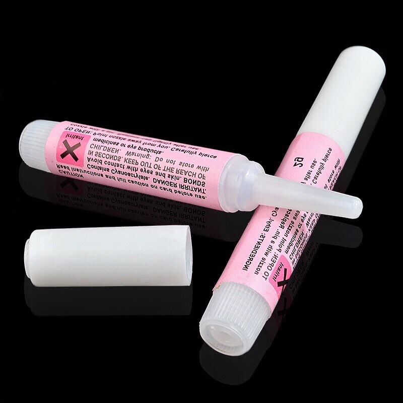 Set 10 tuýp keo dán móng, phụ kiện,dán nailbox