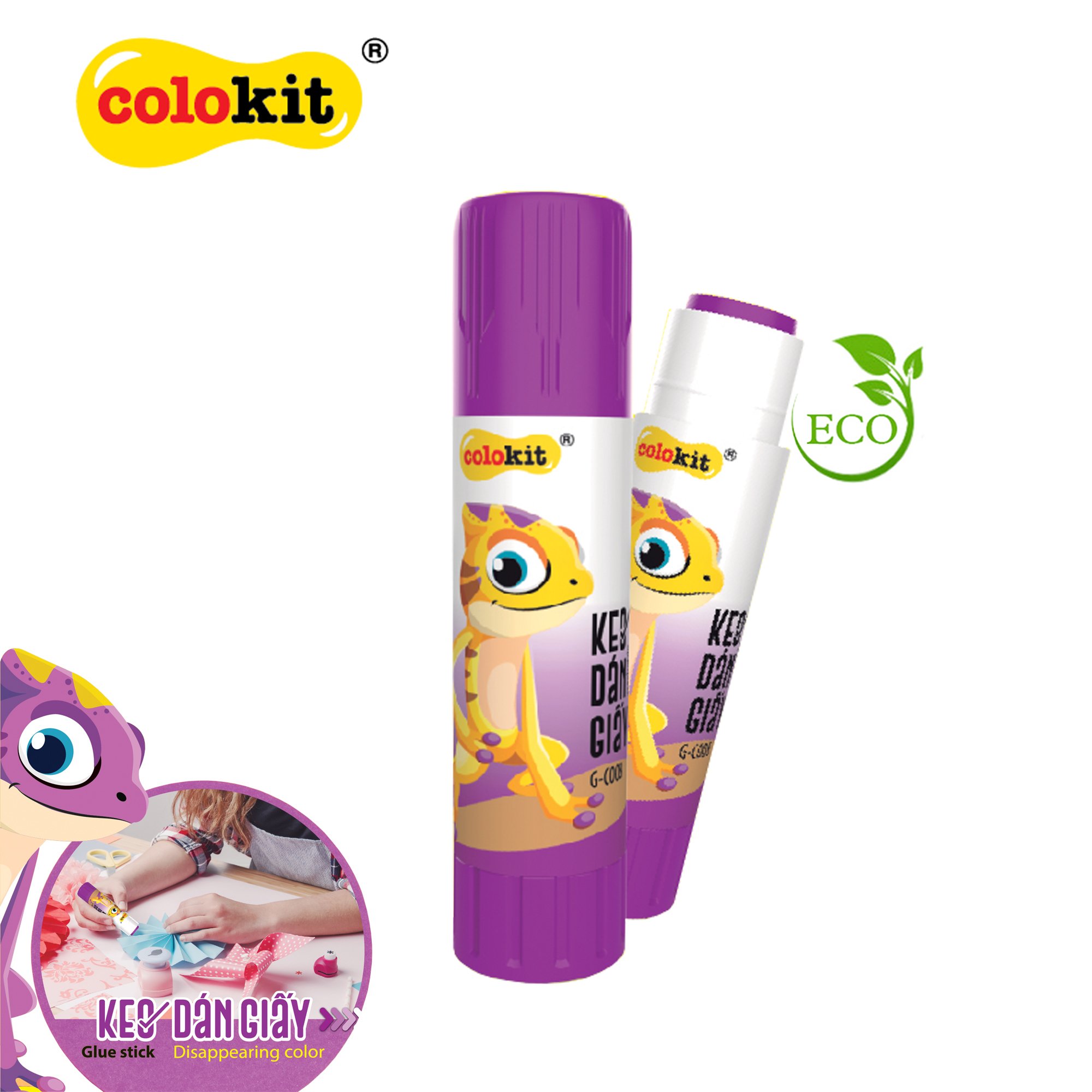 Hồ Khô Colokit Thiên Long - Keo Dán Giấy Colokit G-C012