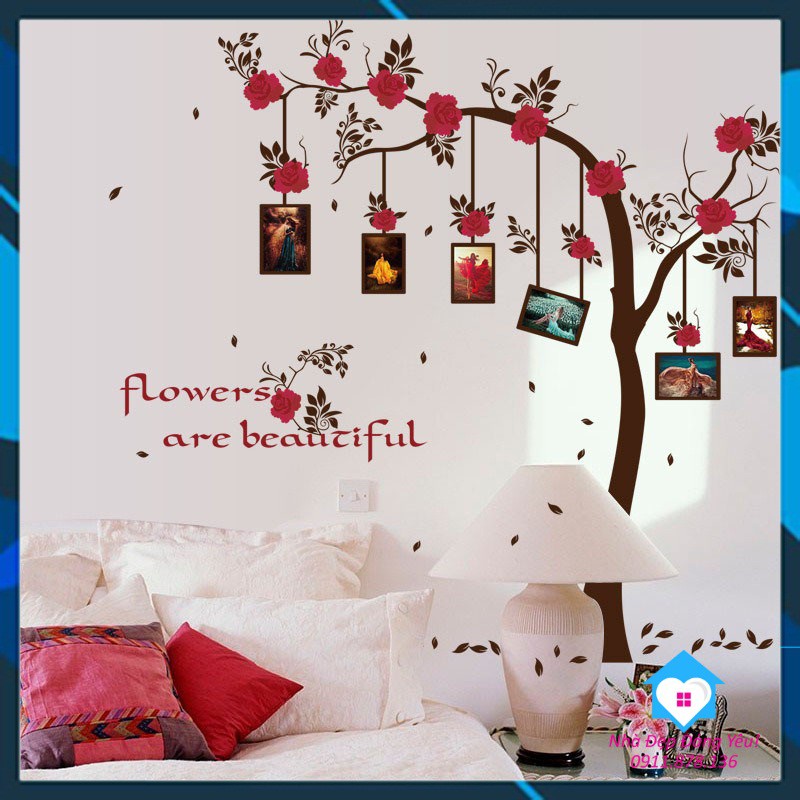 Decal Dán Tường Cây Cổ Thụ treo tranh Ảnh