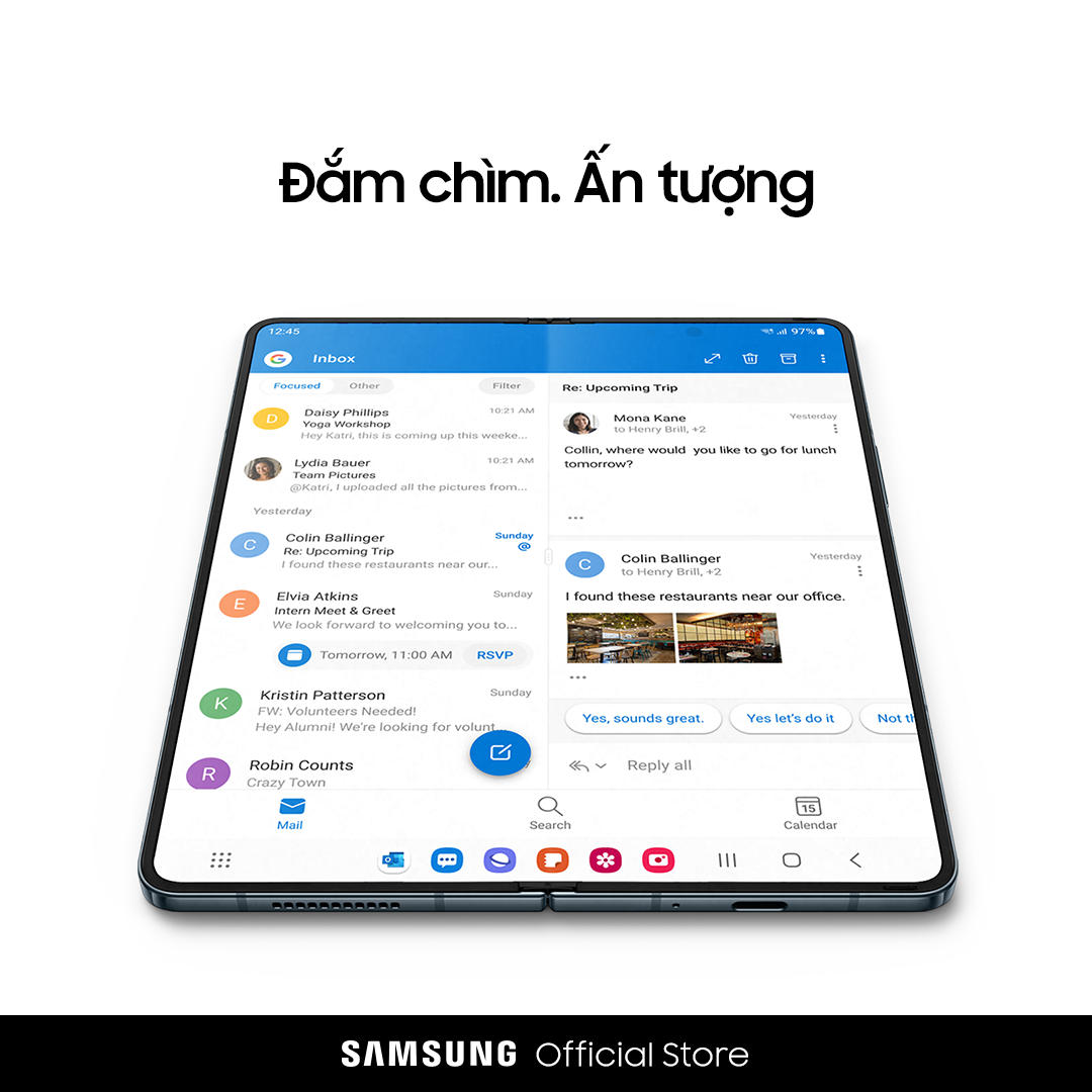 [DUY NHẤT 05.05] Điện thoại Samsung Galaxy Z Fold4 (12GB / 256GB & 12GB / 512GB)