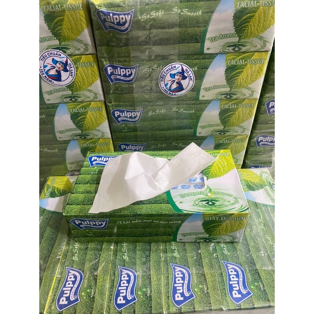 Pulppy incense tea towel drawstring paper 100 sheets 2 layer