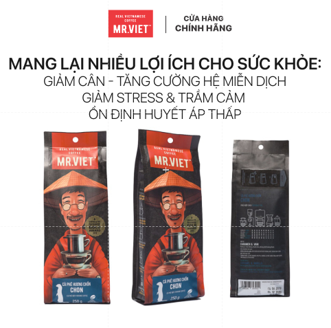50 GÓI Cà phê Hương Chồn -  MR.VIET  (MR.VIET Chon - Ground Coffee)