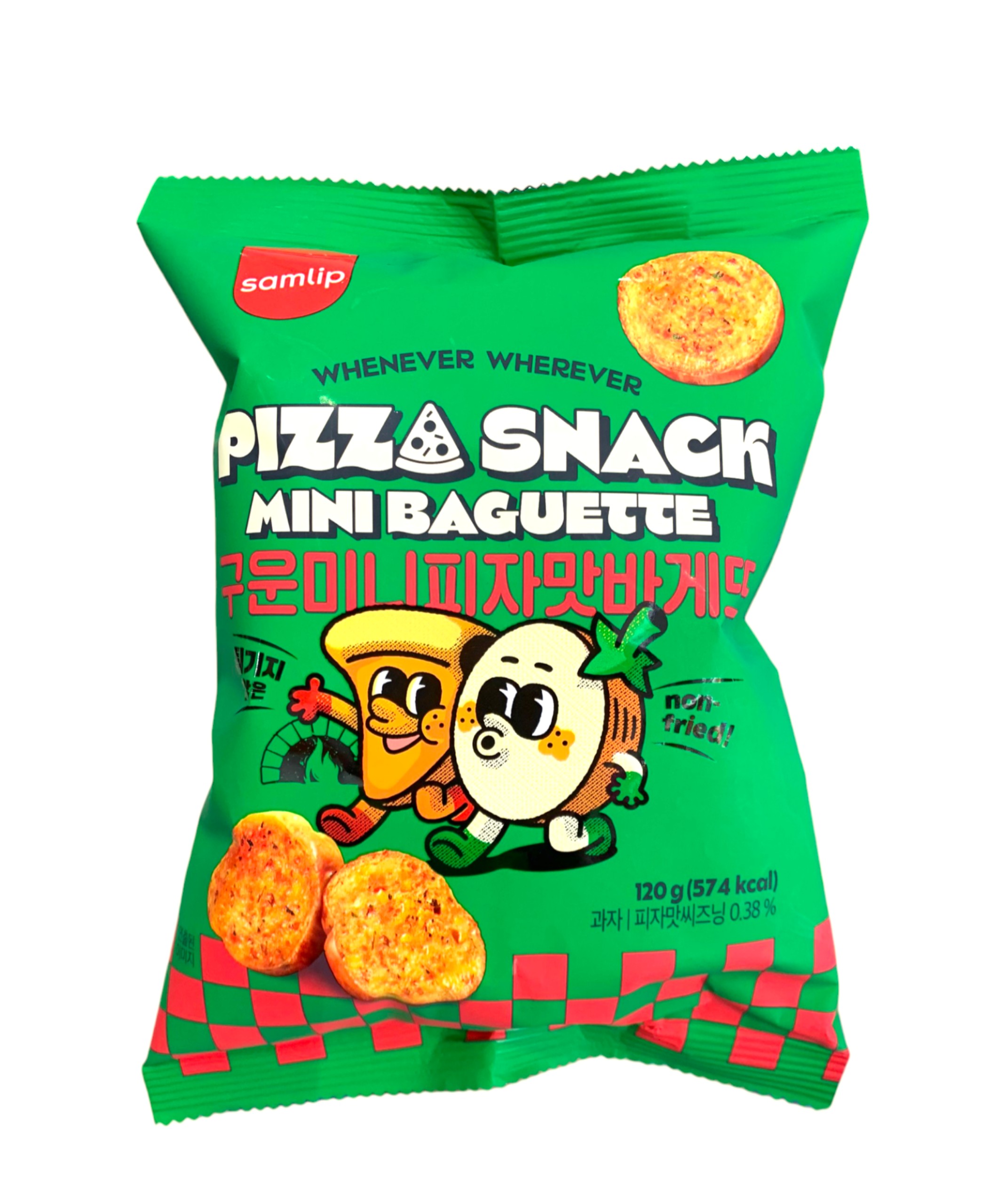 Snack bánh mì Samlip Hàn Quốc gói 120g (mẫu mới)