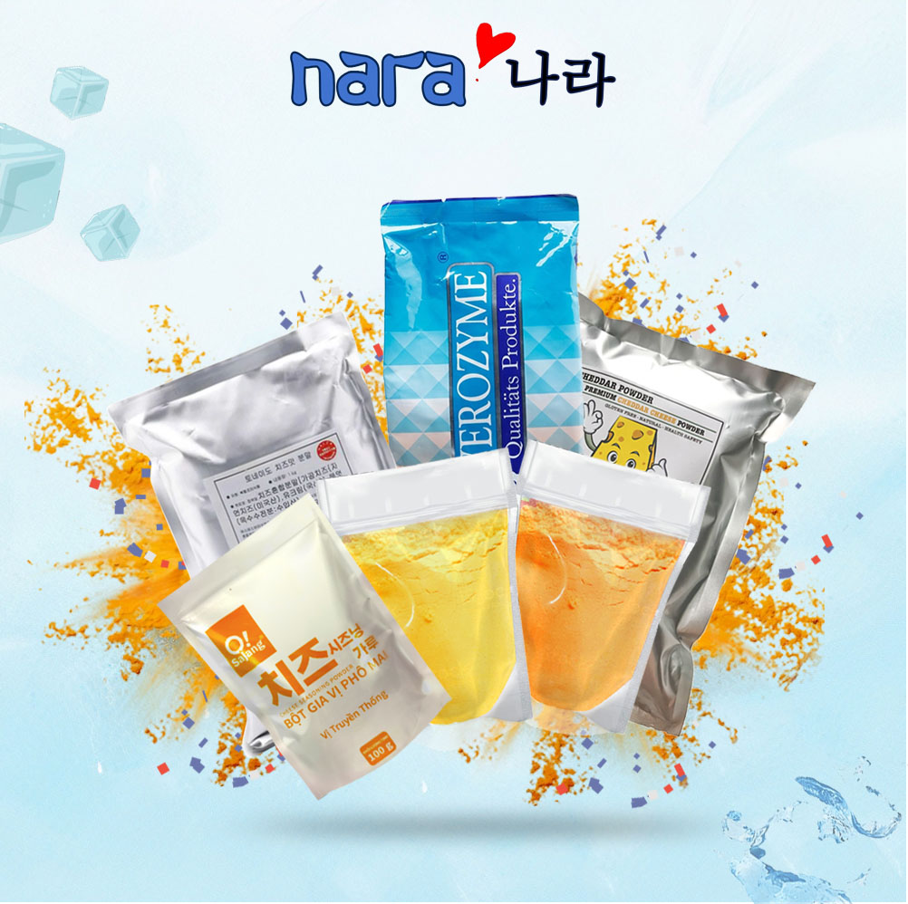 Bột phô mai lắc nguyên chất 100g
