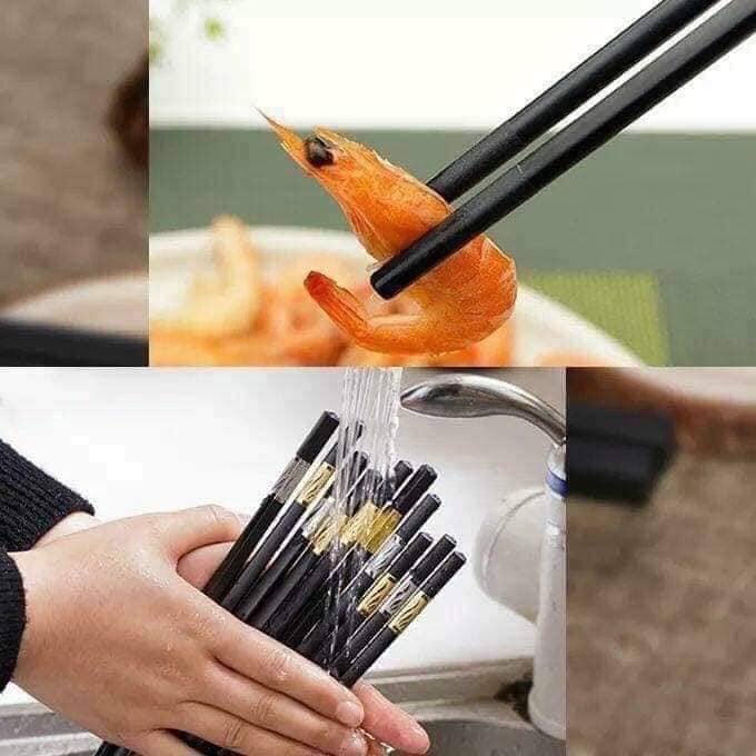 Bộ 10 đôi đũa ăn Nhật bản chống mốc