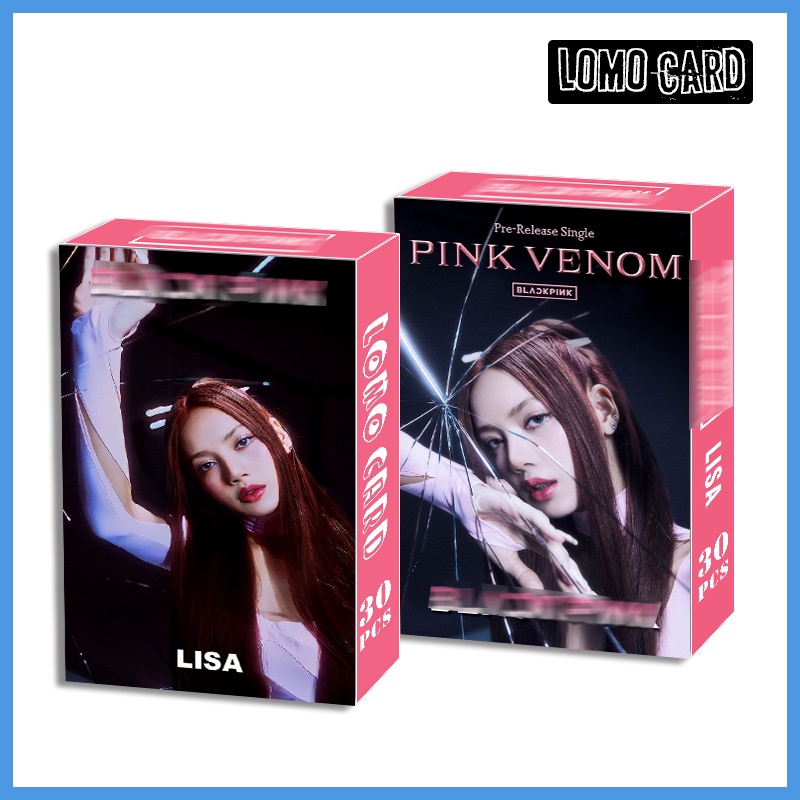 LOMO卡 BP粉墨 新专辑PINK VENON小卡 祝福卡 留言卡 收藏卡
