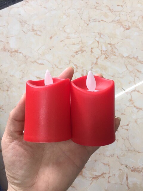 Bộ 2 đèn cầy xài pin