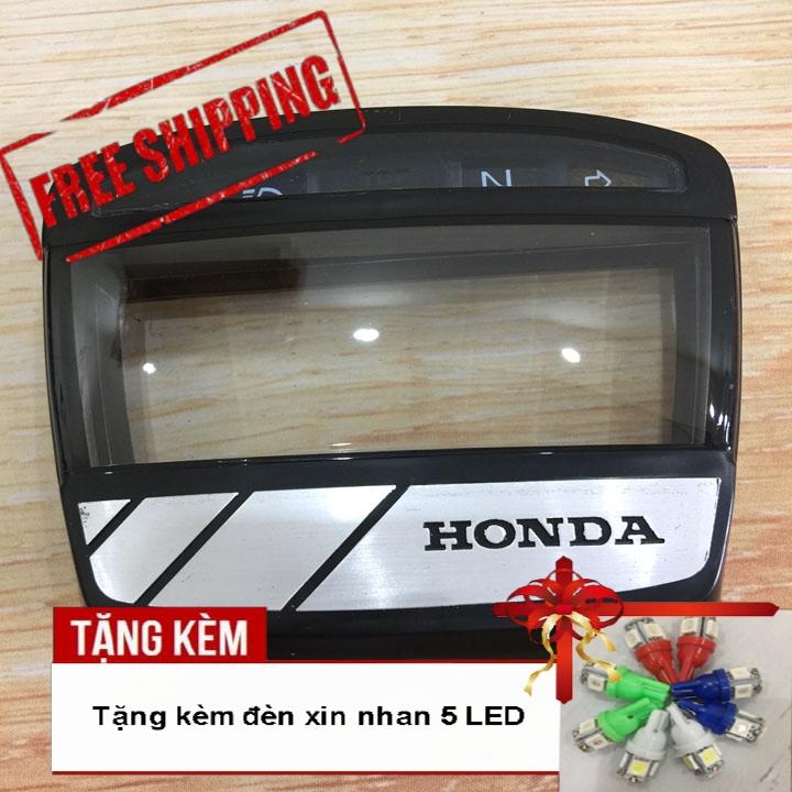 [SHIP 0 ĐỒNG LẠI CÒN CÓ QUÀ]Mặt đồng hồ xe Dream với chất liệu nhựa cứng cao cấp sáng bóng FS303 - Tặng kèm đèn xi nhan 5 led, đồ phụ tùng xe máy giá rẻ