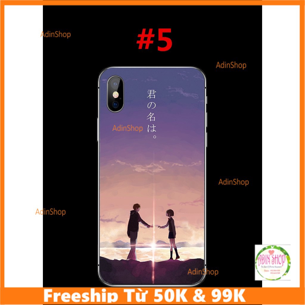 [HCM]Ốp lưng silicon hoạ tiết hoạt hình iPhone X 8 7 6 6S Plus 5 5S SE