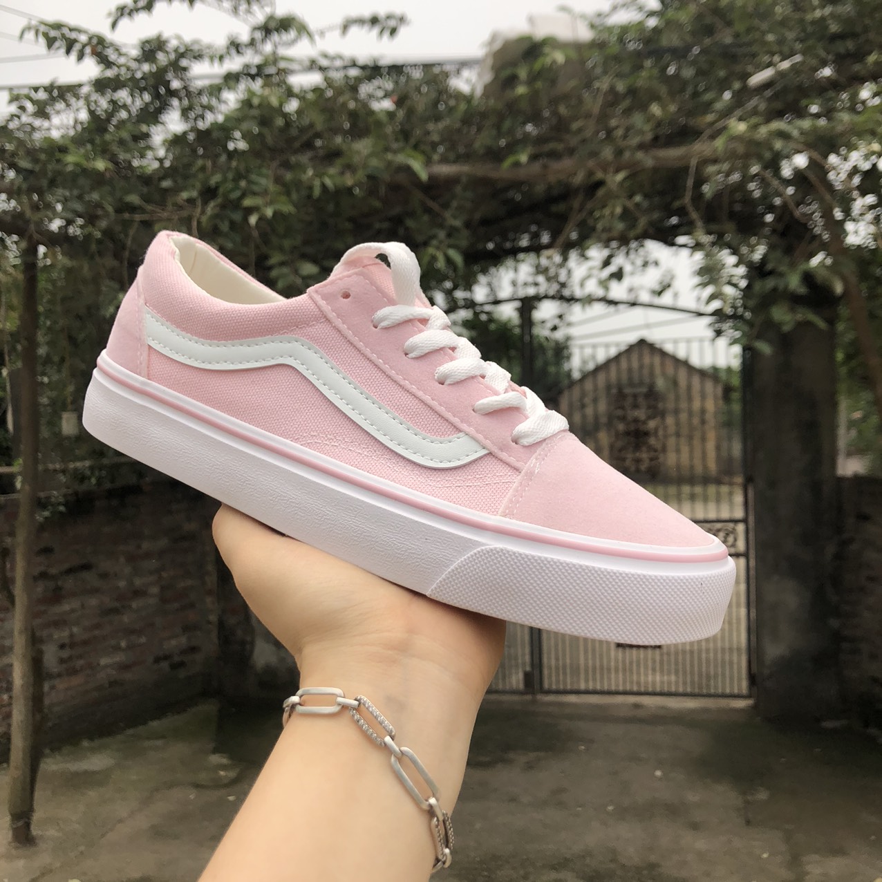Giày Vans Tao Bao Hồng Full Box