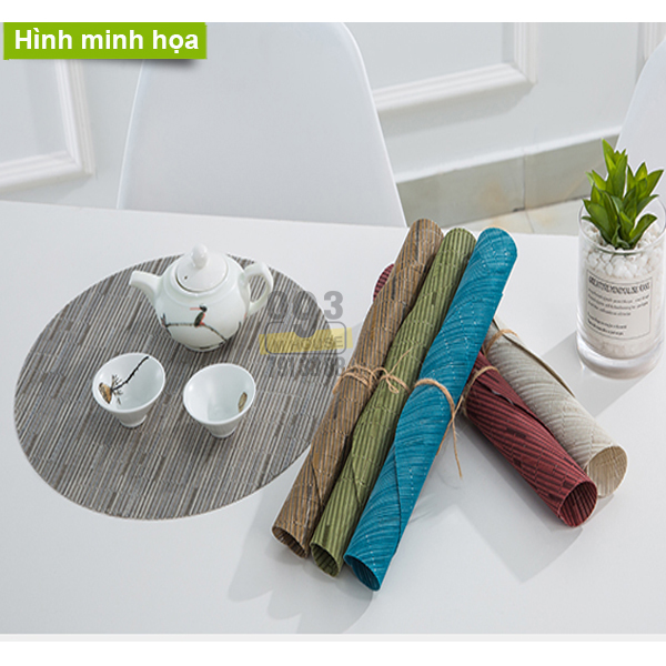 Tấm Lót Khăn Lót Chén Dĩa Bàn Ăn Cánh Quạt Tứ Giác Cho Bàn Tròn Đủ Kiểu Bàn 45x29cm