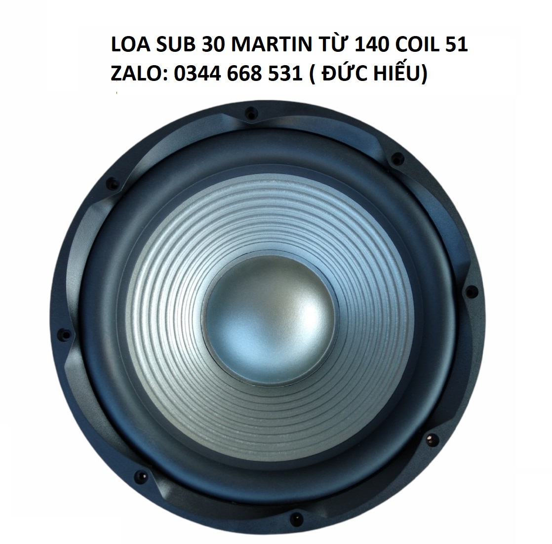 1 củ loa sub bass 30 từ 140 coil 51 chất loa cực đẹp