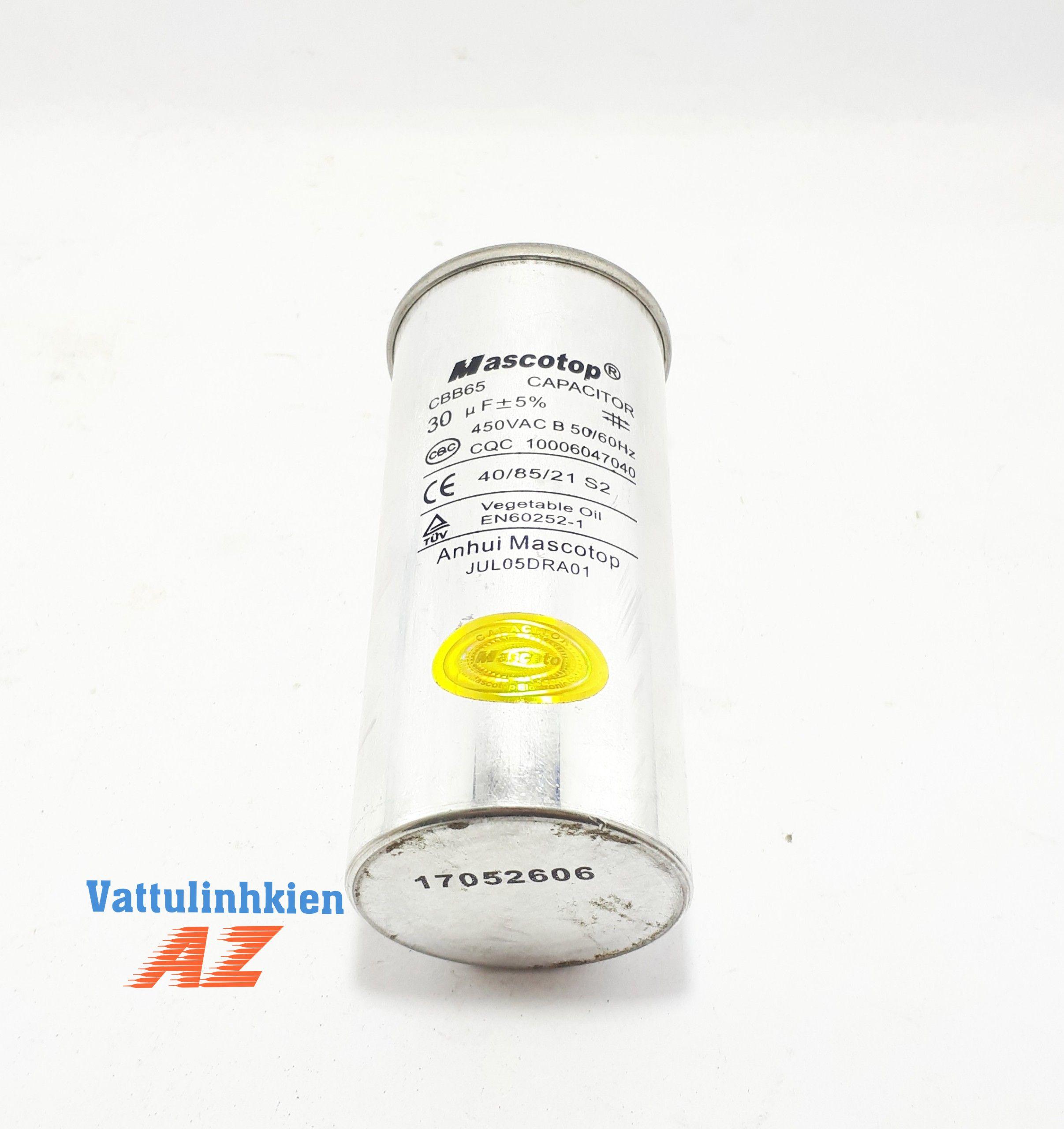 Tụ điều hòa CBB65 30mF+5%