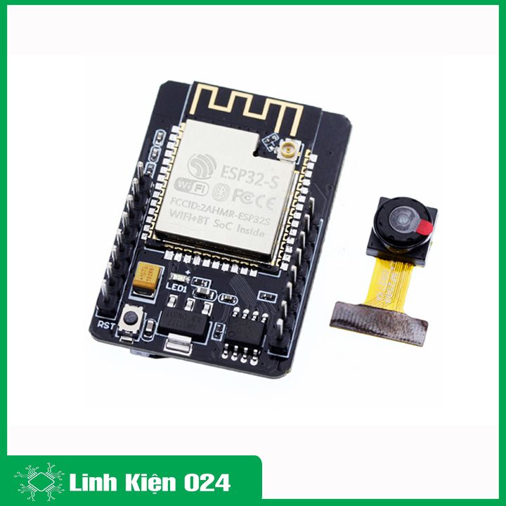 Module ESP32-CAM OV2640 - mạch ESP32 tích hợp camera, wifi, bluetooth 4.2