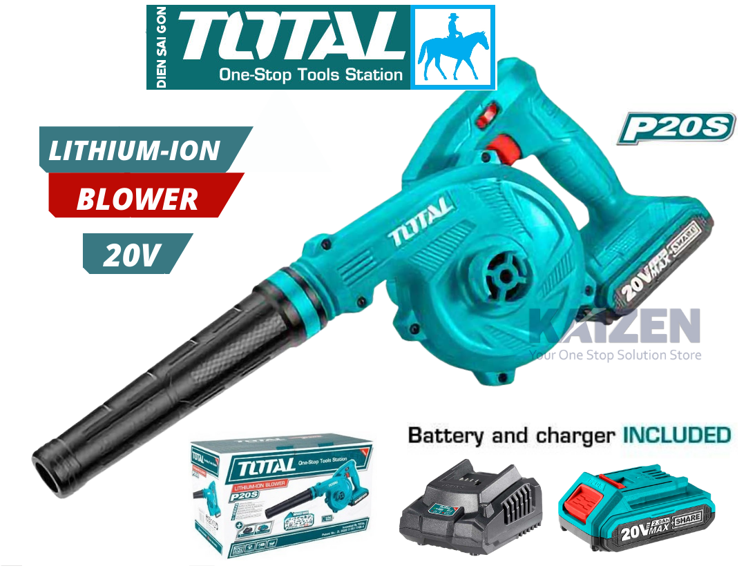 Máy thổi bụi dùng pin Sạc 20V TOTAL TABLI20018