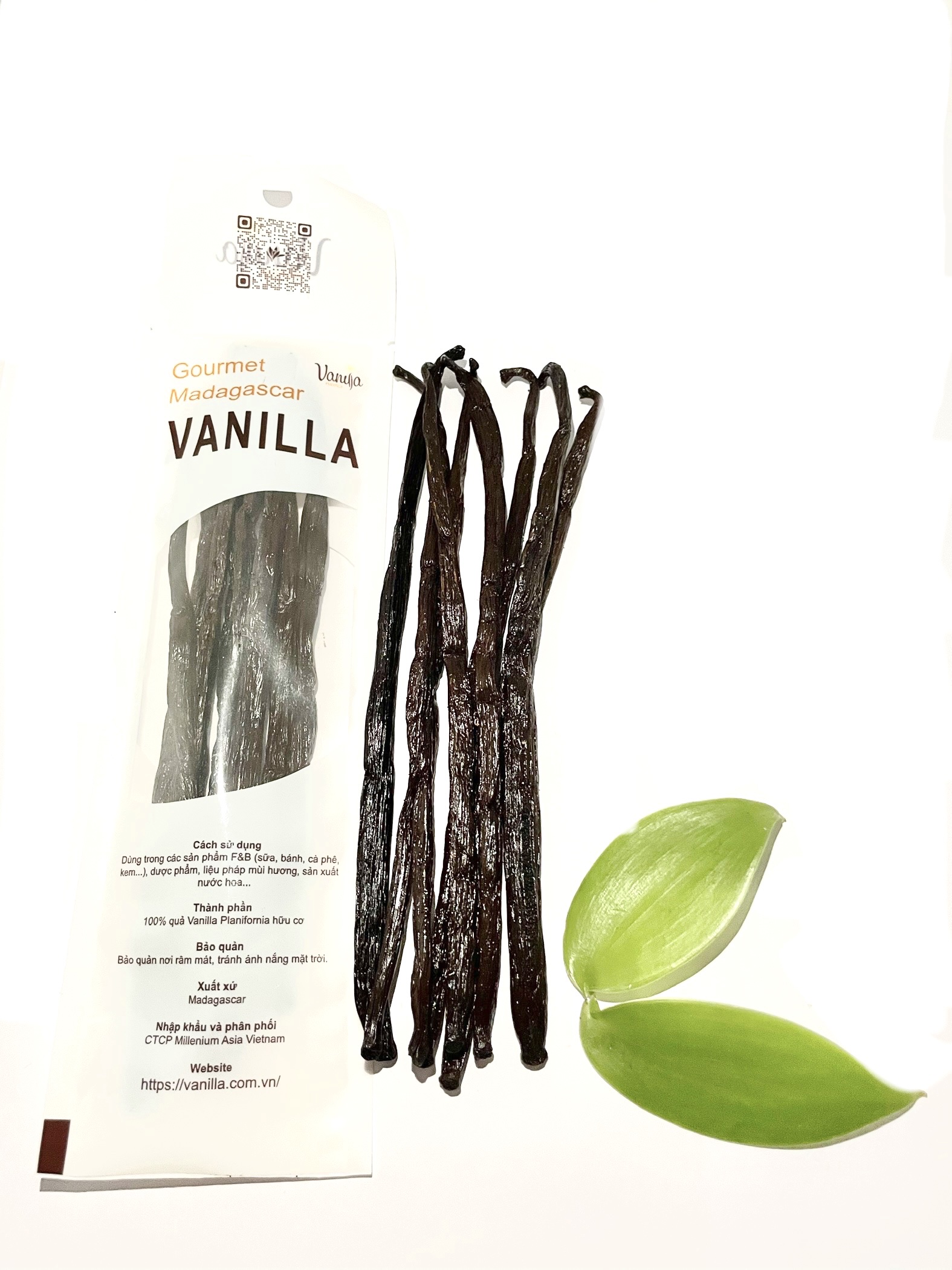 Quả Vanilla Madagascar Thượng hạng (SET 25 GRAMS)