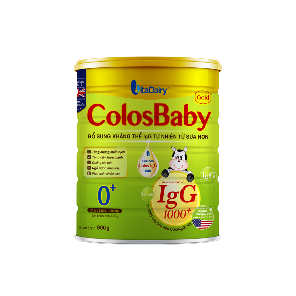 [CHÍNH HÃNG] Sữa ColosBaby Gold 0+ 800g (0 - 12 tháng)
