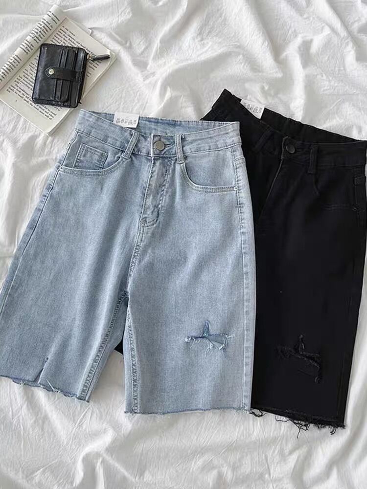 🎈QUẦN JEANS NGỐ V RÁCH 1LINE