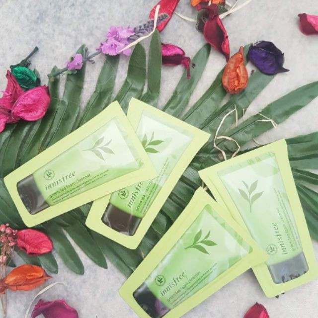 Sample Sữa Rửa Mặt Innisfree Green Tea Cleansing Foam Halin6523