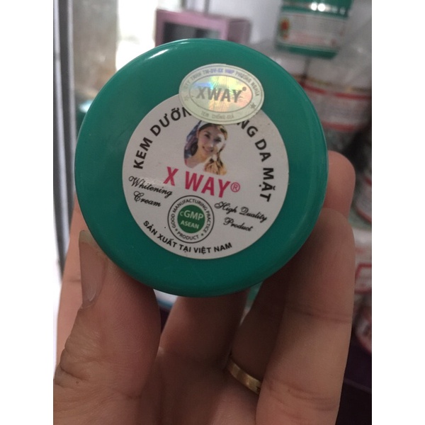 Kem X Way Trắng Trắng Da Mặt hộp trần