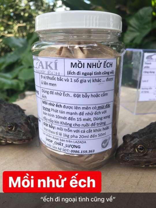 Mồi Câu ếch, cắm là dính
