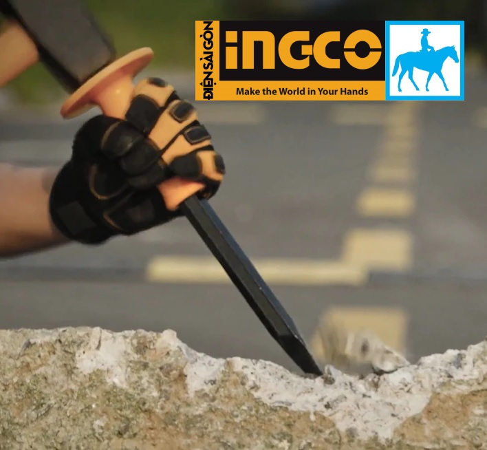 Cây Đục Bê Tông Mũi Dẹp 250mm Cold Chisel INGCO TOTAL HCCL082210