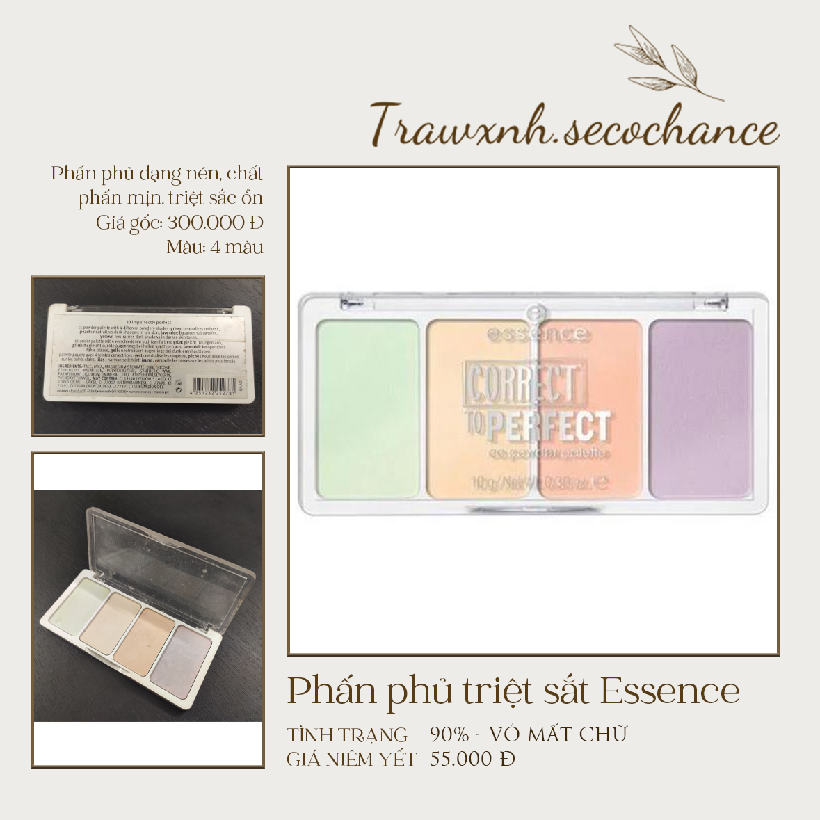 (THANH LÝ) PHẤN PHỦ HIGHEND - AUTH GIÁ RẺ