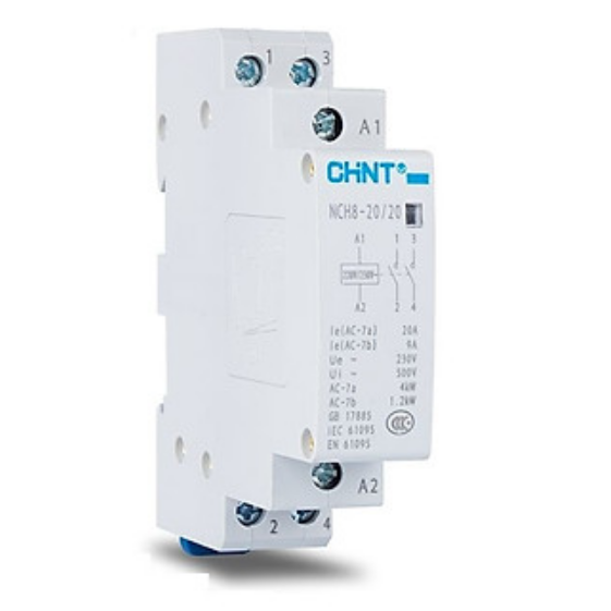 Khởi động từ contactor 1 pha chint 25a 220v