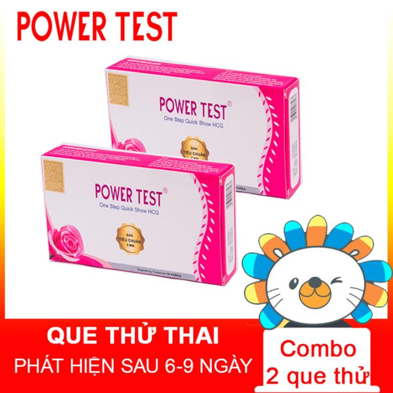 Que thử thai Powertest combo 2 chiếc tốt nhất