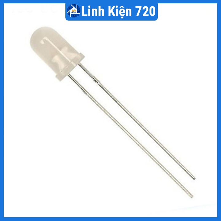 Gói 100 con led đục 5mm 2 chân đơn nhiều màu