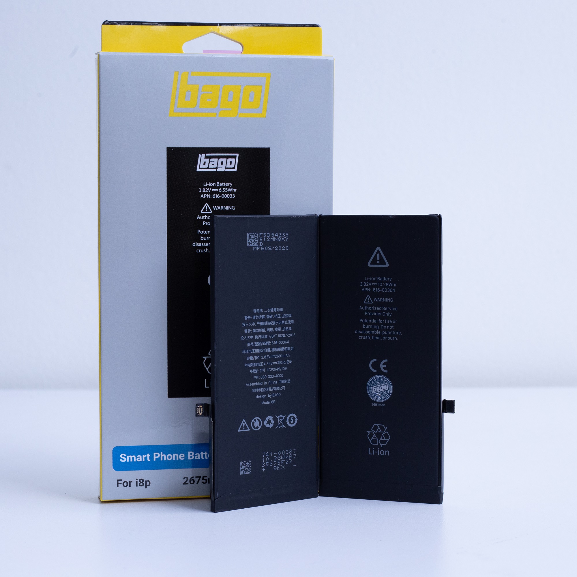 [Pin Bago] Pin Iphone 8 plus dung lương 2675mAh