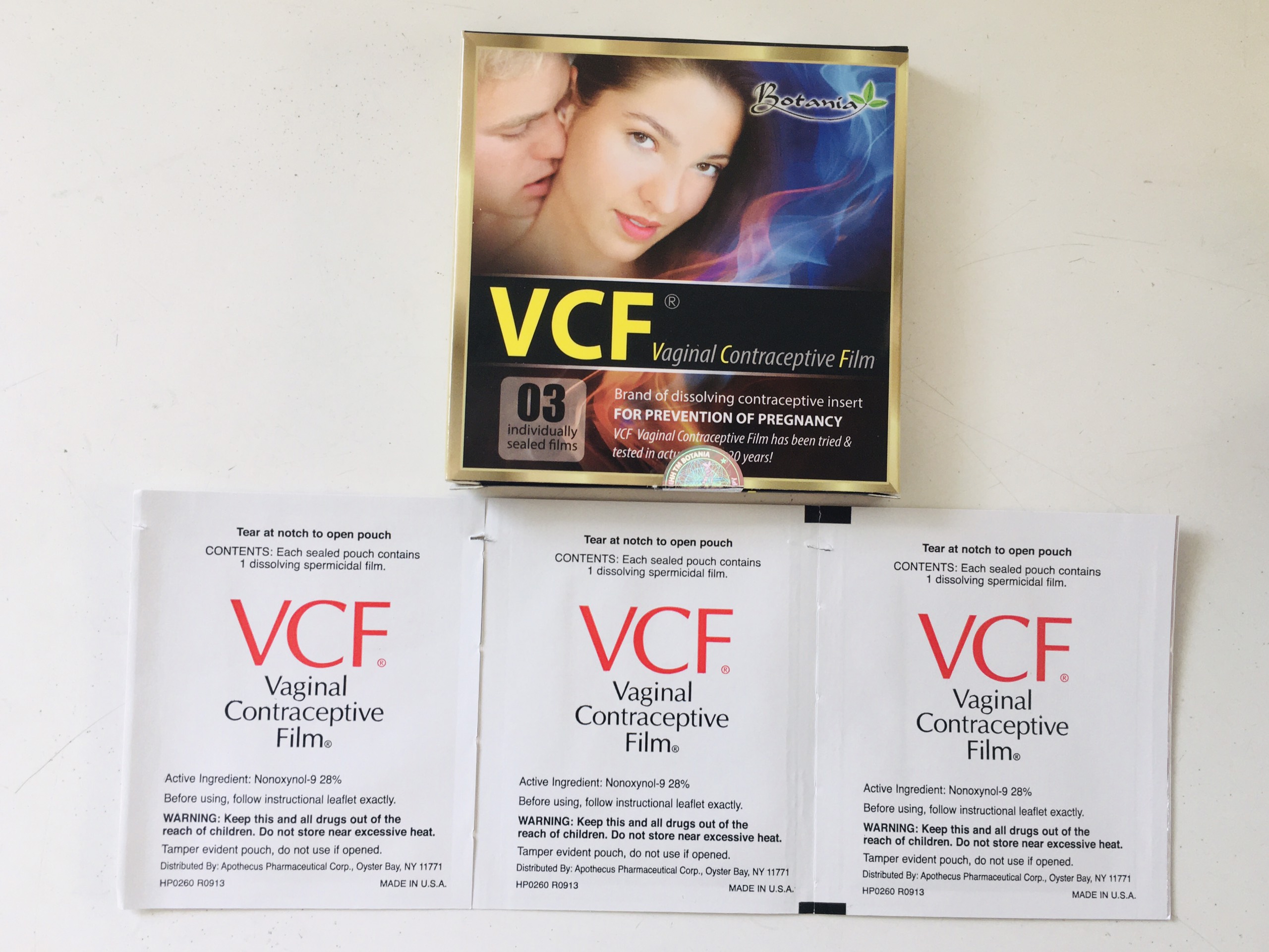 Màng Phim Tránh Thai VCF - Nhập Khẩu Từ Mỹ (USA)