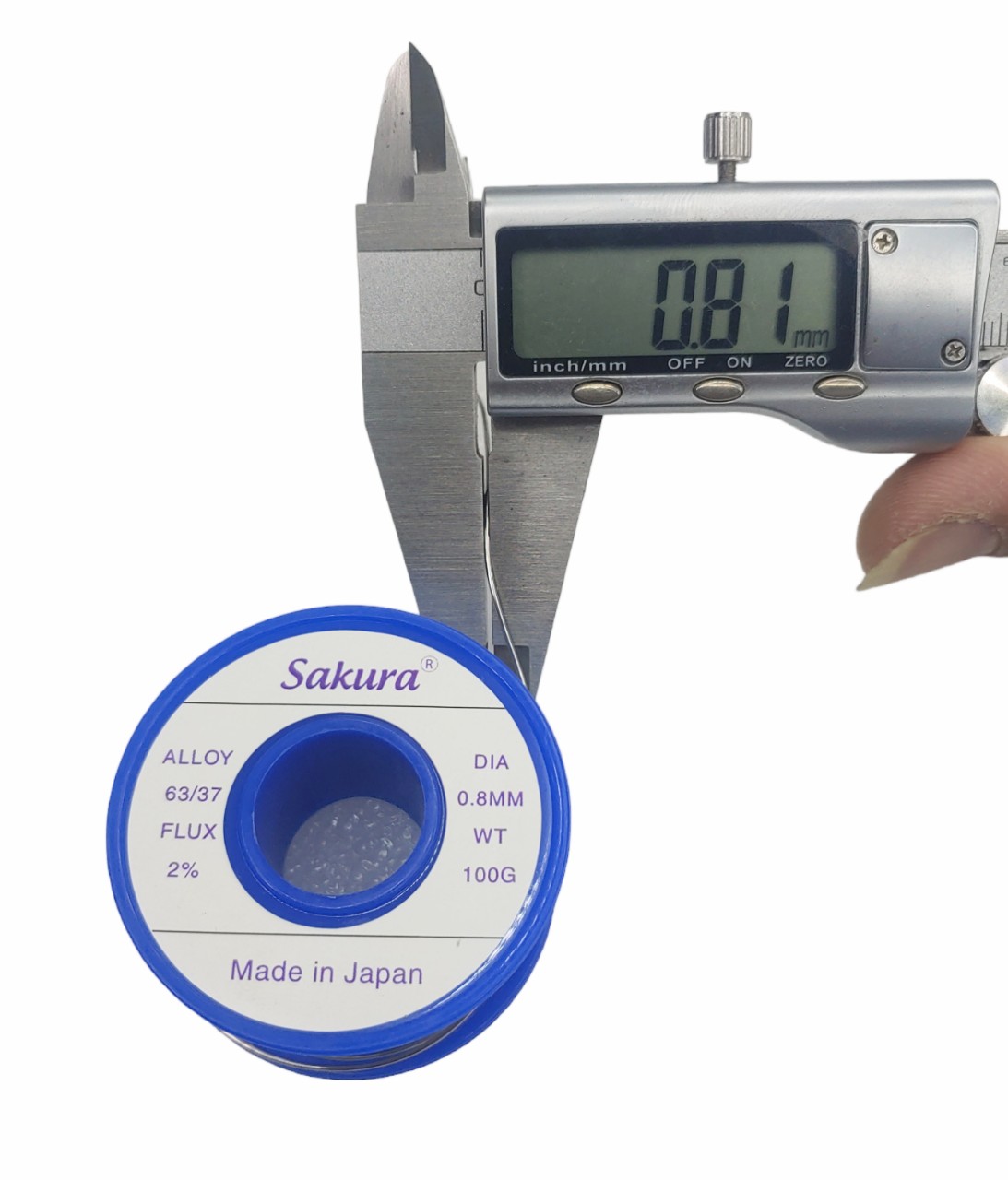 Chì hàn thiết hàn nhật bản sakura cuộn 100gr 63/37 flux 2% - linh kiện điện tử tahika