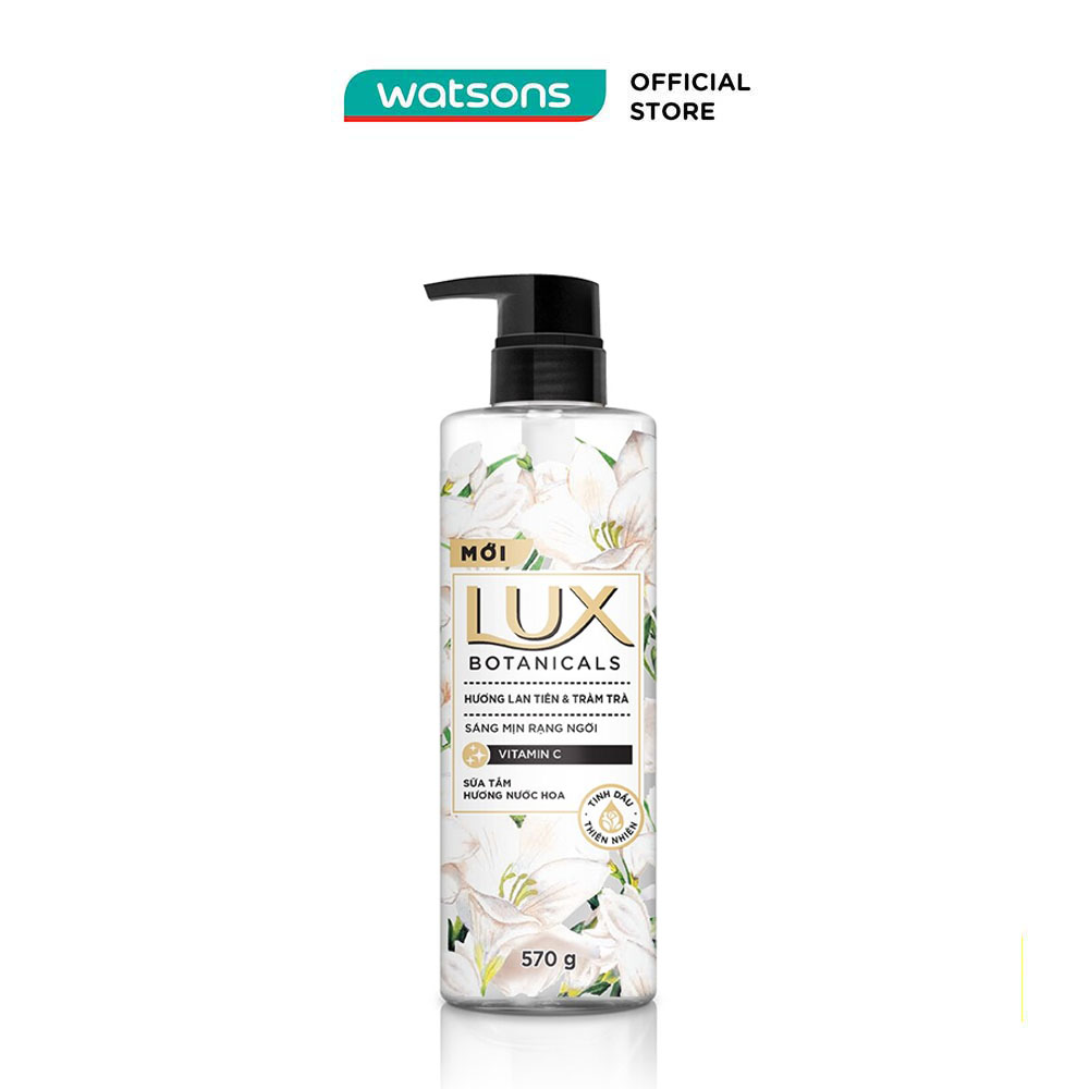 Sữa tắm lux botanicals hương lan tiên & tràm trà 570g