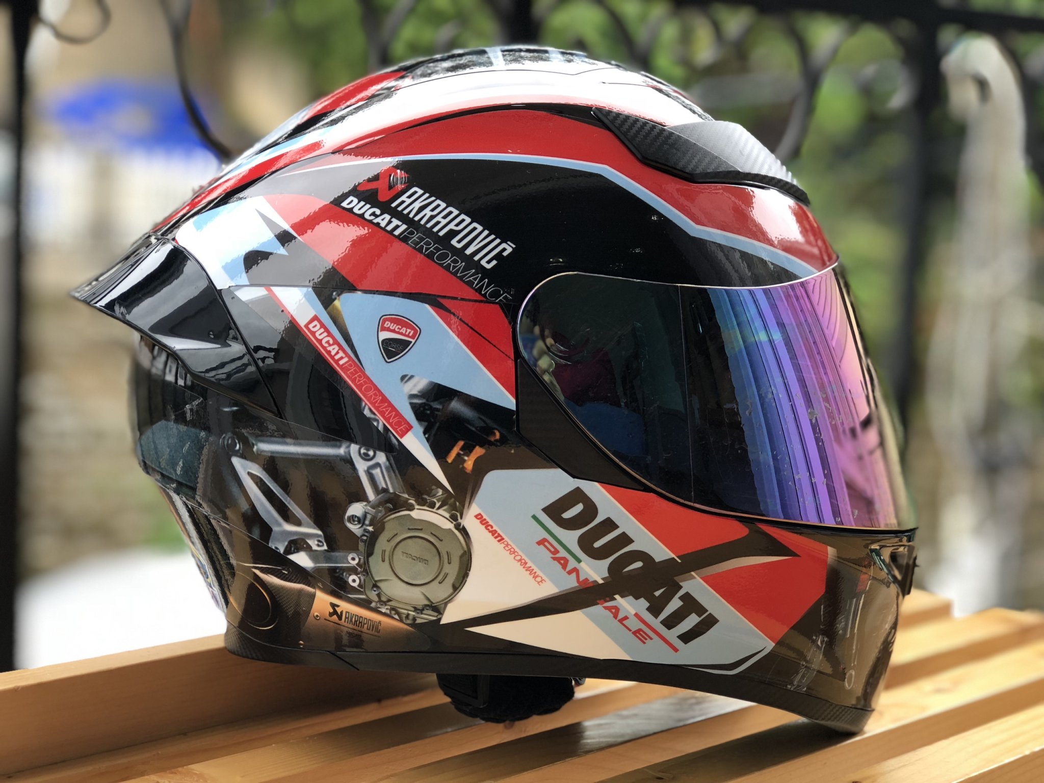 [HCM]Nón Fullface ROYAL M138B 1 Kính Lên Tem Ducati