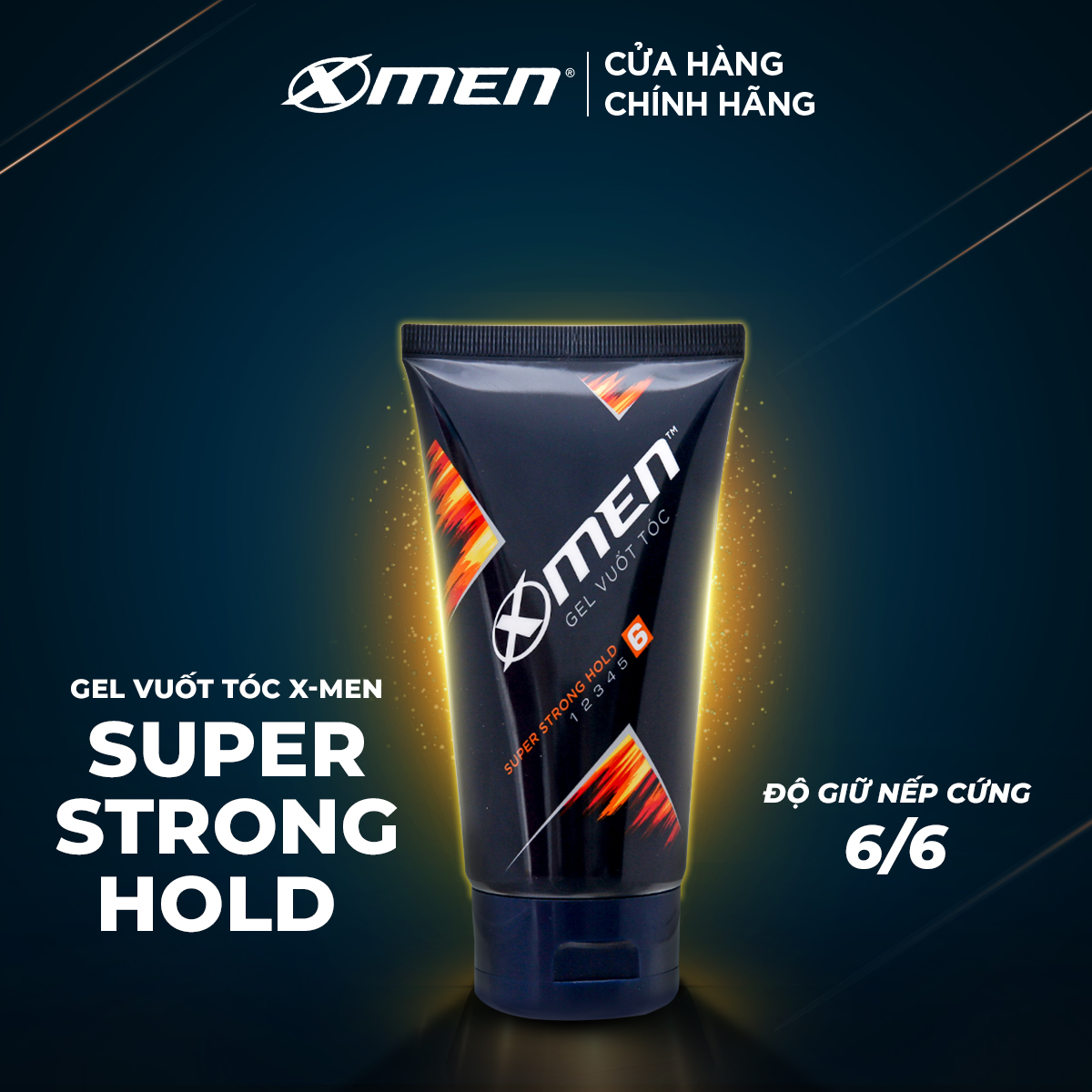Gel vuốt tóc X-men Siêu cứng tóc 150g