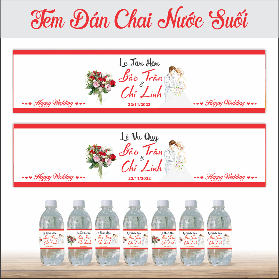 Tem nước suối dán chai nước_ in theo tên