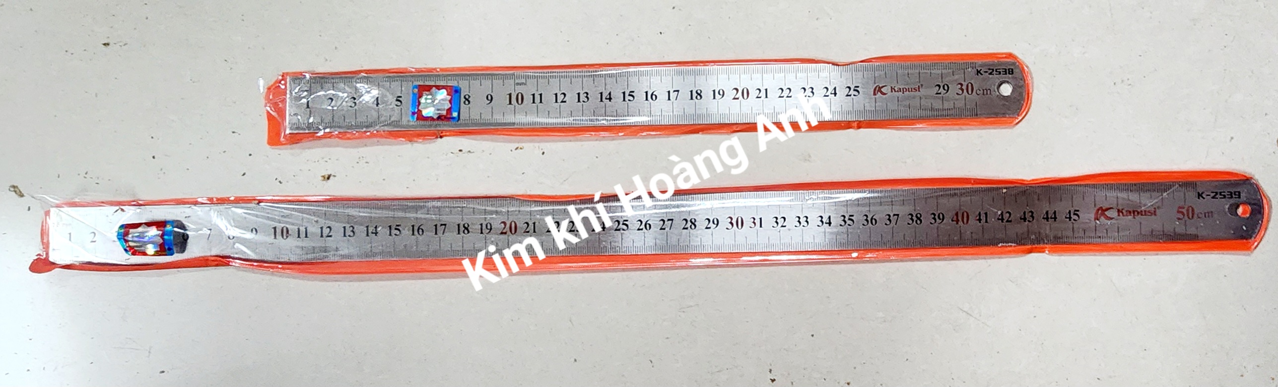 Thước lá kapusi 300, 500mm, thước thép thẳng