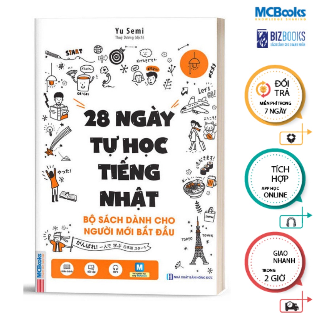 Sách - 28 Ngày Tự Học Tiếng Nhật - McBooks