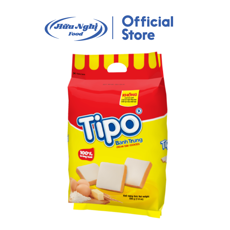 Bánh TIPO Trứng Nướng 220G