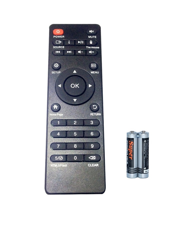 Remote Điều Khiển Hộp TV Thông Minh Android Box Q9, Q9s, Vinabox Q9, X9 (Kèm Pin AAA)