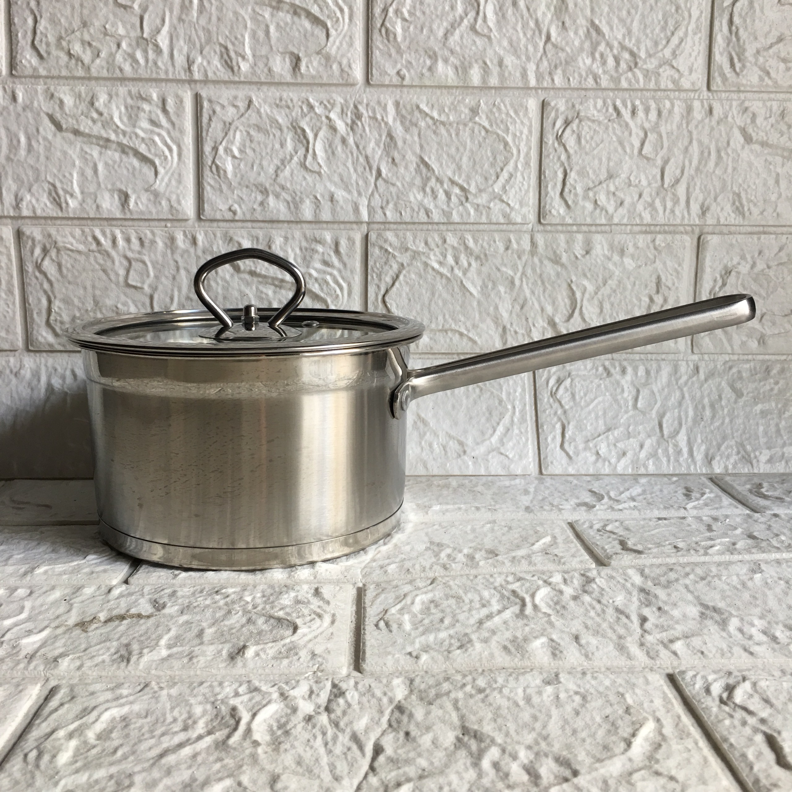 Quánh Inox 304. Size 14cm-16cm-18cm.