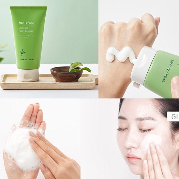 [HCM]Sữa rửa mặt Innisfree trà xanh