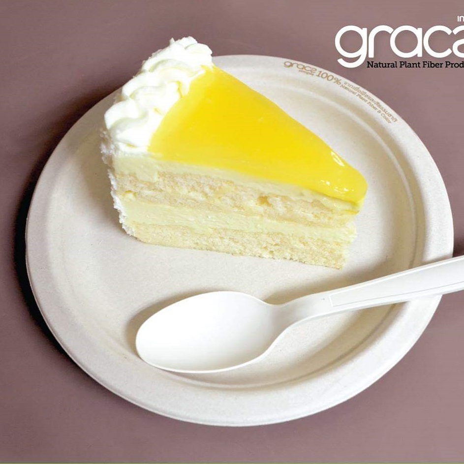 Dĩa Giấy Bả Mía 15.5cm - Hàng Thái Lan - 10 Cái