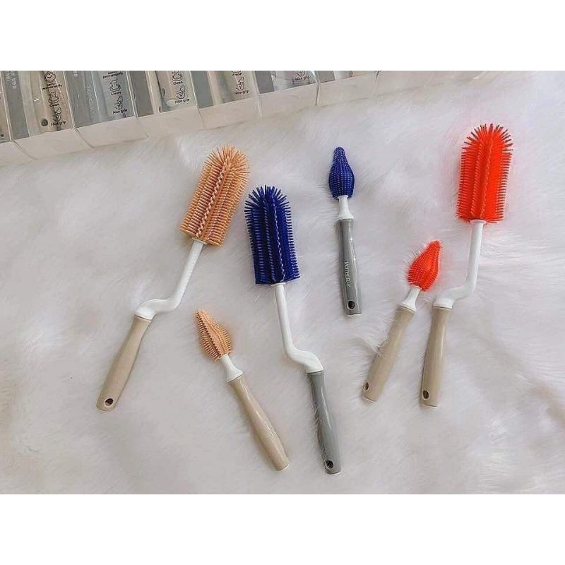 Bộ cọ silicon rửa bình Mother-K