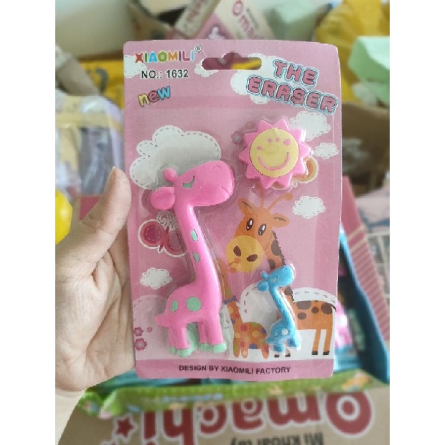 Set gôm vỉ Hươu mẹ và hươu con